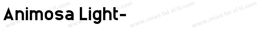 Animosa Light字体转换